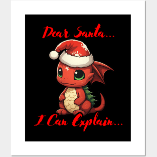 Dear Santa I Can Explain Posters and Art